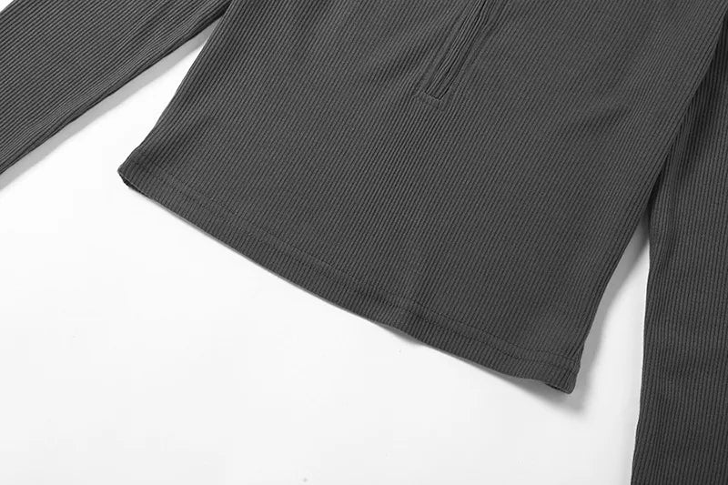 solid color casual T-shirt women long sleeves turtleneck crop tops sexy simple style party club 2022 spring summer new