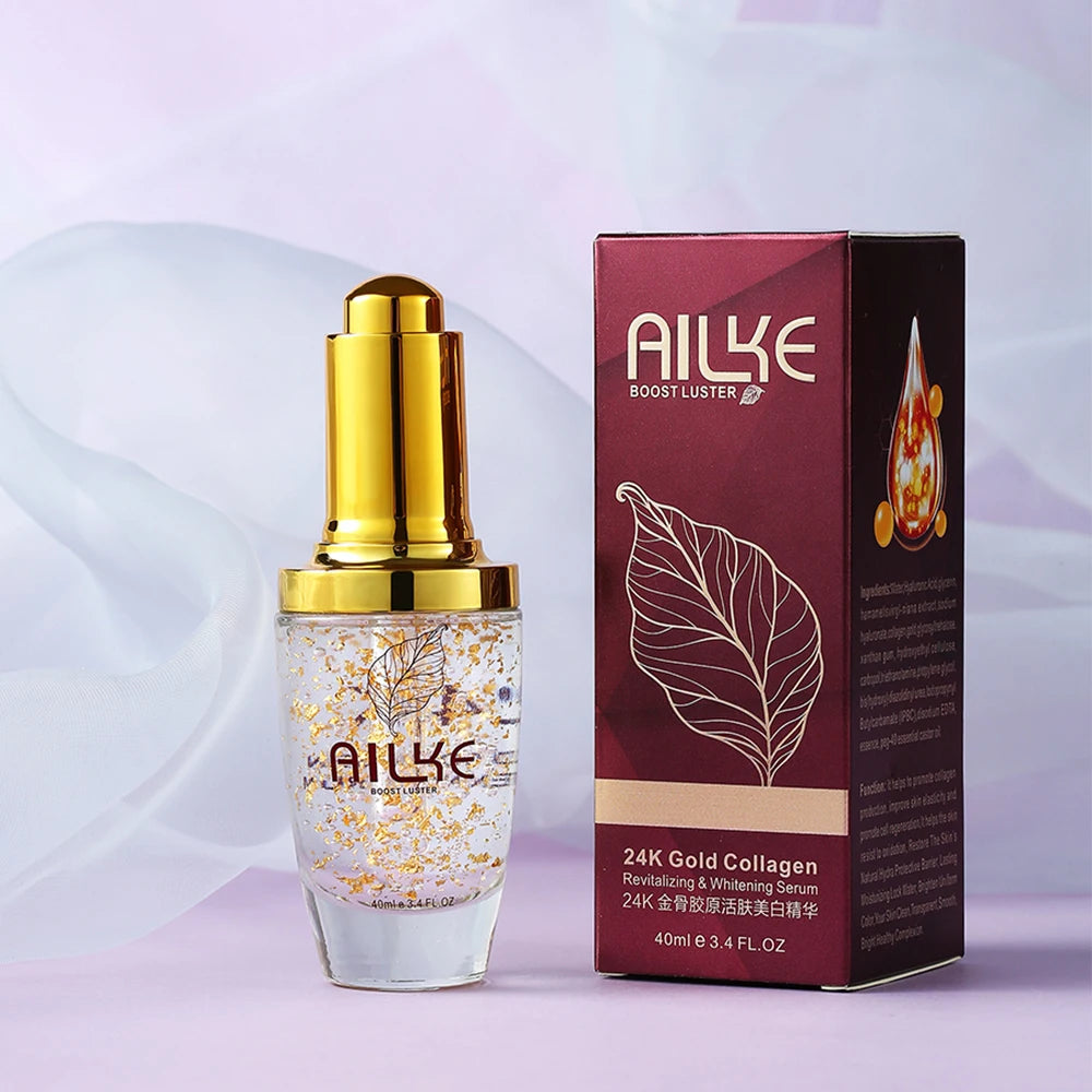 AILKE Whitening Dark Spot Remove Facial Skin Care Cream With Collagen Anti- Freckles Wrinkle Repair Women Premium Face Product 40Ml serum