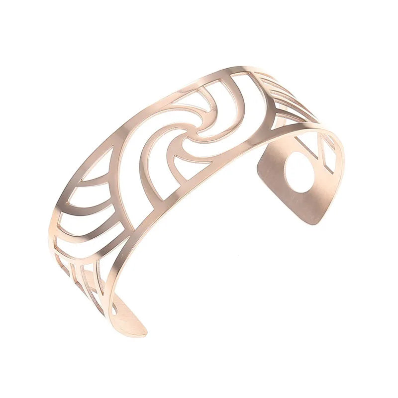 Cremo Love Cuff Bracelets Stainless Steel 25mm Bangles Manchette Femme Interchangeable Reversible Leather Band Pulseiras Badiee Stylez