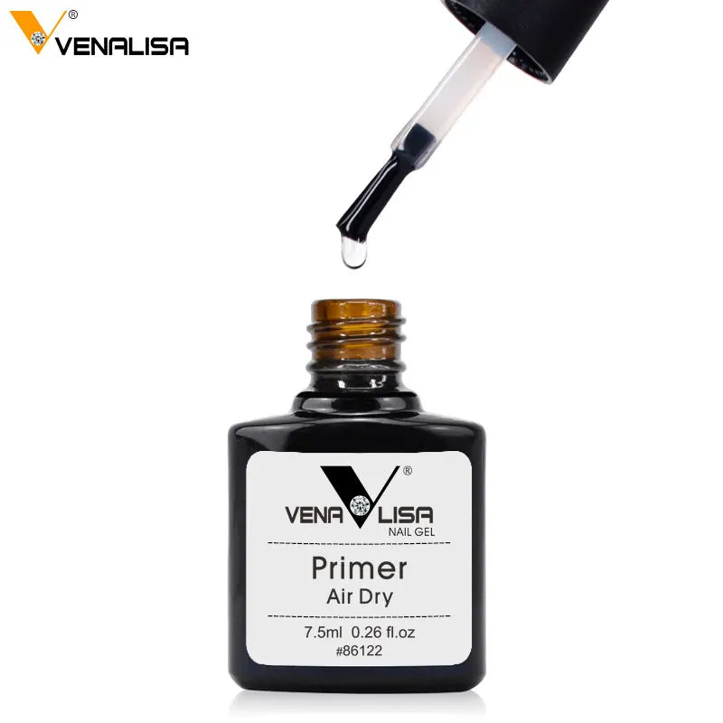 Hot Sell Venalisa Nail Art 7.5ml Tempered Top Coat Matt Top Primer Base Coat Color Gel Nail Polish UV Gel Soak Off Manicure Primer