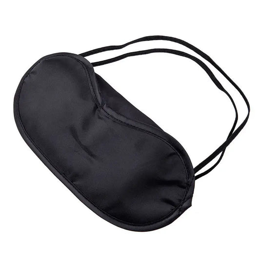 1pc Black Sleep Mask Natural Sleeping Eye Mask Eyeshade Cover Shade Eye Patch Women Men Soft Portable Blindfold Travel Eyepatch
