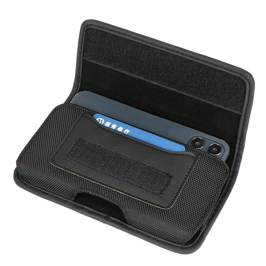 New Fashion Oxford Cloth Mobile Phone Pocket Nylon Fabric Wear Belt Waist Packs Protective Case With Clip Bag Accessories