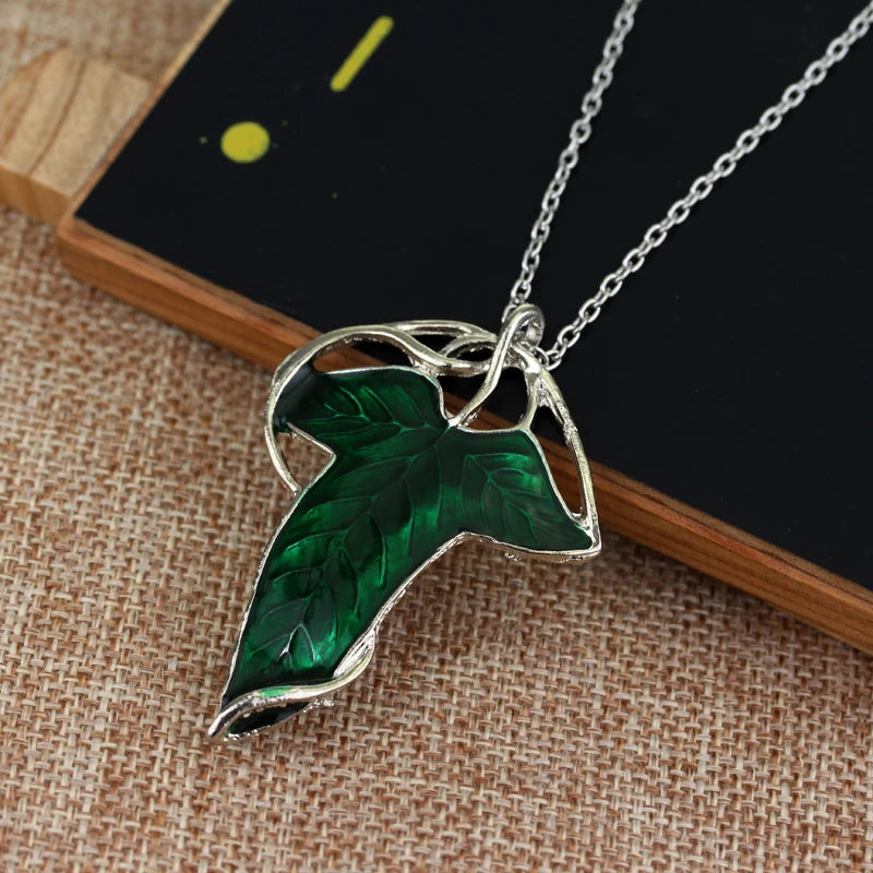 Lord Rings Arwen Evenstar Necklace The Elves Princess Fashion Crystal Cubic Zirconia Stone Pendant For Women Wedding Gifts