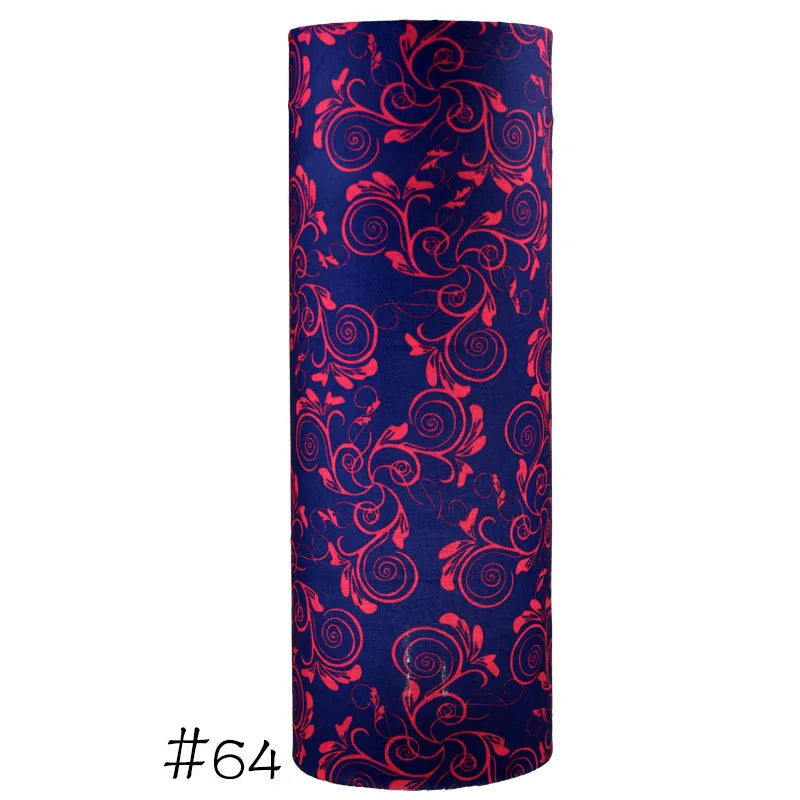 Men Women Windproof Headband Tube Bandana Headscarf Outdoor Cycling Mask Elastic Seamless Scarves Head Face Neck Sunshade Collar 64 One Size >8Y