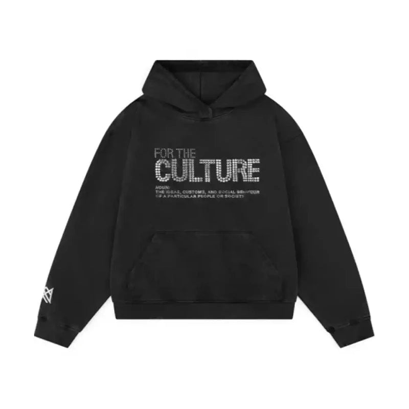 Y2K Retro Style Hoodie 2025 Fashion Street Casual Pullover Jacket with Letter Hot Stamping Design black