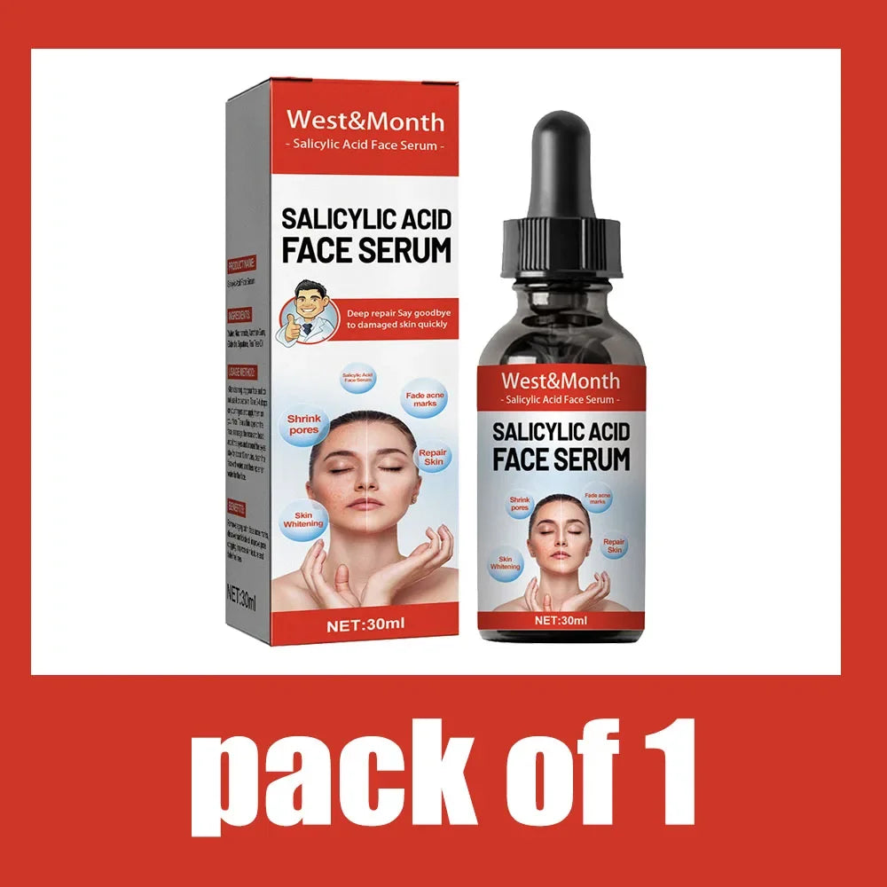 Niacinamide Facial Serum Salicylic Acid Moisturizing Skin Care Products 2024 1PC