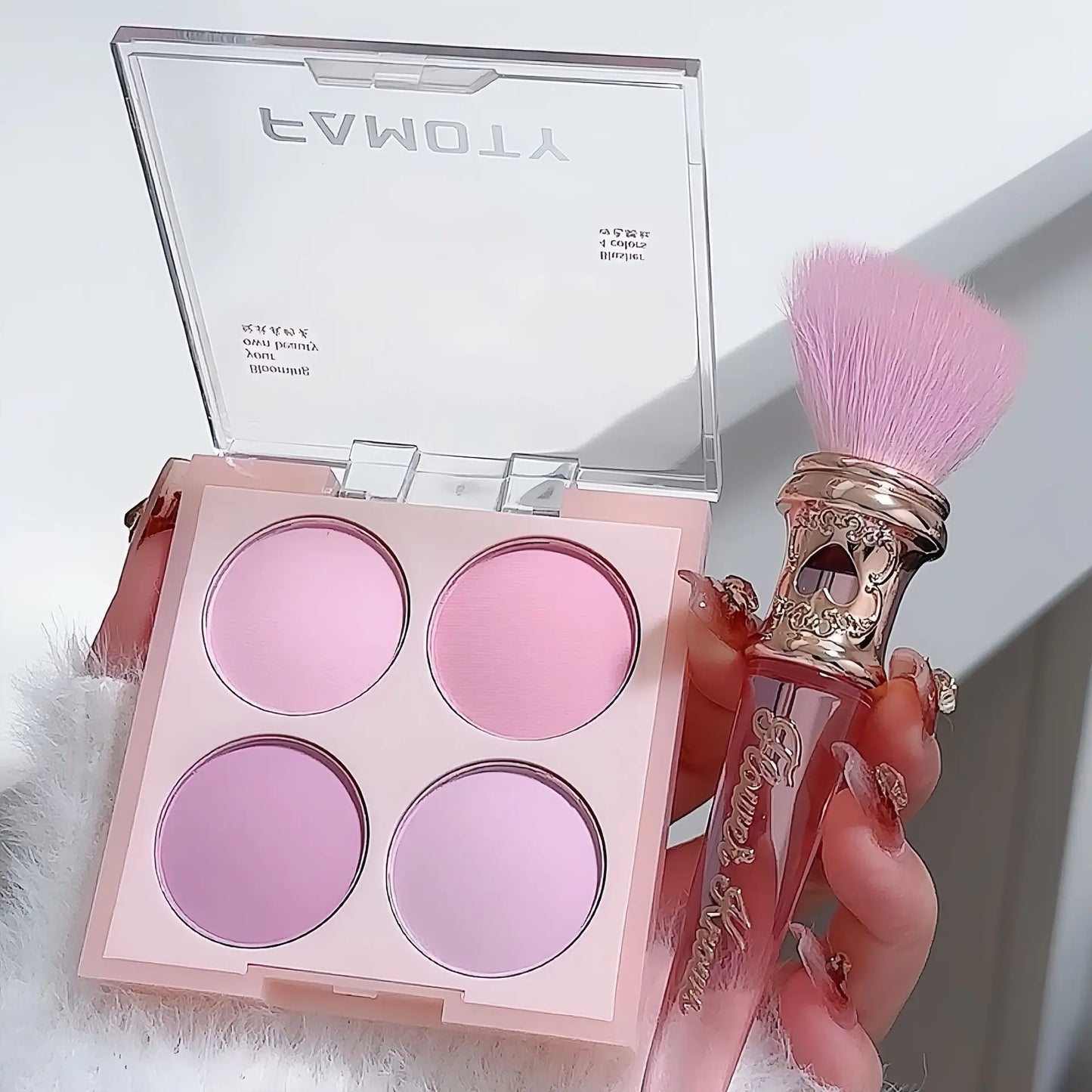 4 Colors Blush Powder Face Makeup Sweet Warm Colors Matte Cheek Powder Facial Beauty Cosmetic Makeup Blush 02