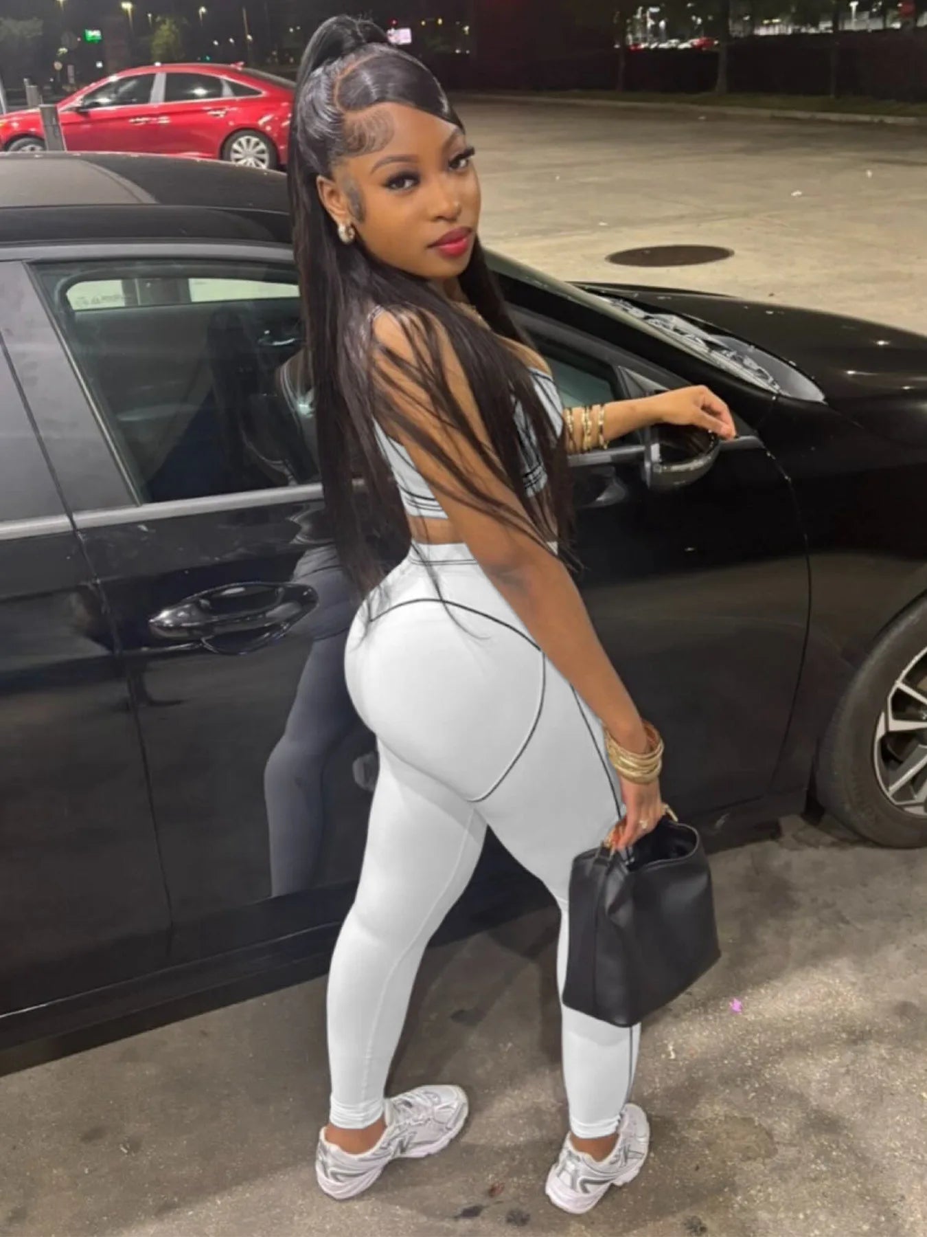 Fitness Women 2 Piece Set Sleeveless Tank Top Skinny Jogging Pants Matching Set 2025 Summer Popular Streetwear Sporty Tracksuits