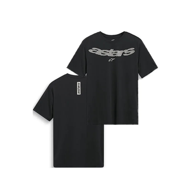 2025 Sports Cotton T-shirt Summer Men's Alpinestar Letter Print Luxurious Women's Cycling Outdoor Street Short-sleeved Top 1