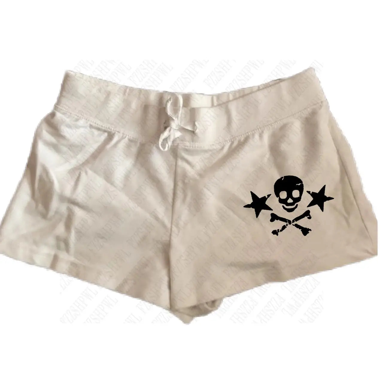 Y2k Shorts Skull Print Streetwear Gothic Graphic Camis Summer Vintage Hip Hop Sleeveless EGirl Dark Punk Sexy Harajuku Crop Top Bai 6