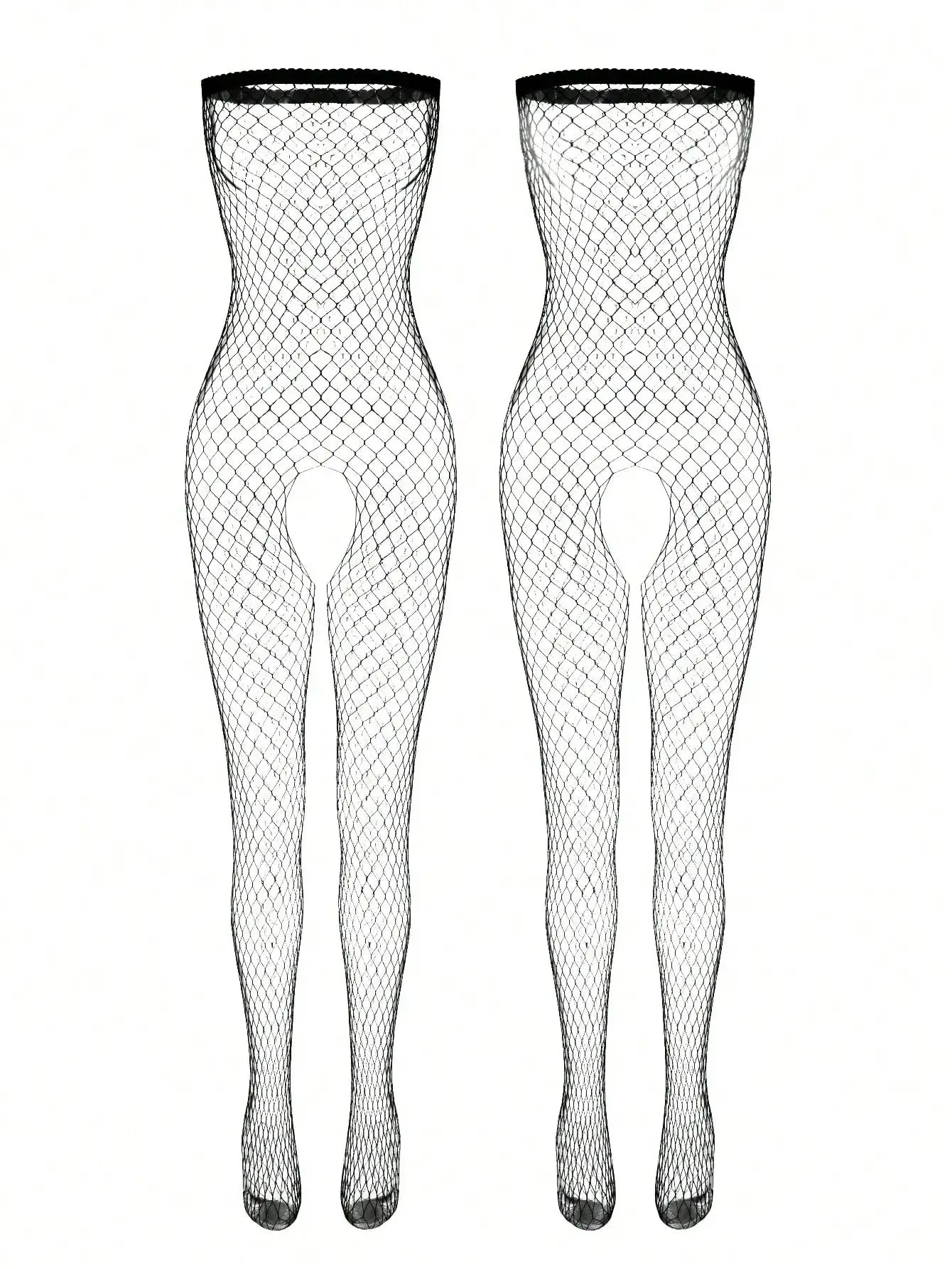 Sexy Lingerie Jumpsuit, Open Crotch Exposed Breast Bra Mesh Suit, Women's Jumpsuit And Sexy Lingerie Set