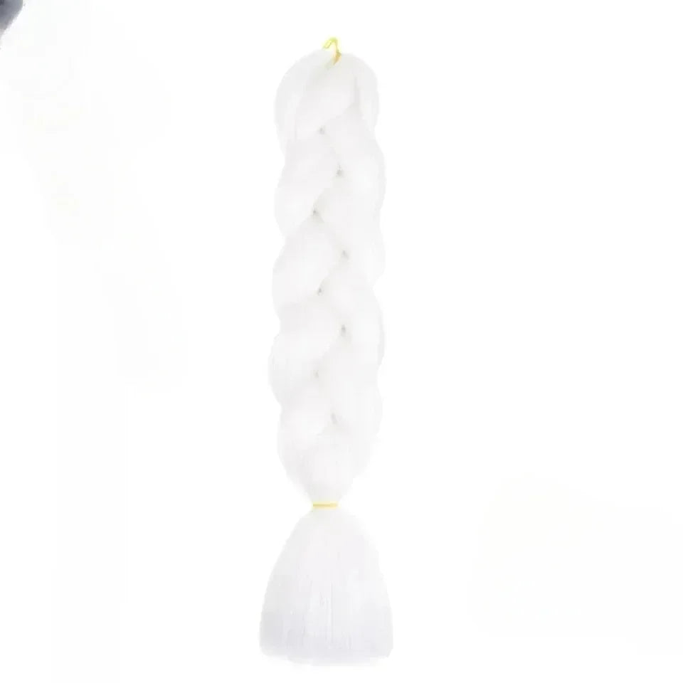 YUNLU 24Inch Synthetic Crochet Hair Extensions for White Women Box Twist 165g Jumbo Braiding Hair Pre Stretched Wholesale 60 24inches