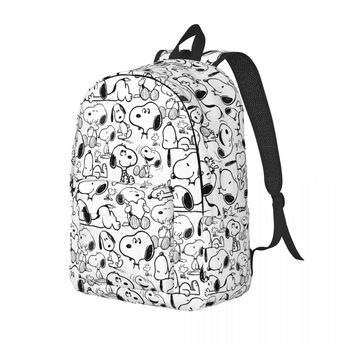 Snoopy Smile Cute Cartoon Backpack for Men Women Cool Student Work Daypack College Canvas Bags with Pocket 2