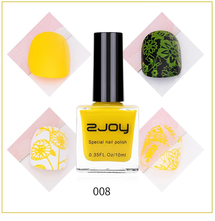 Black White Nail Art Stamping Polish 10ml 30 Colors Stamping Plates Polish Stamping Gel No Smudge Top Oil Colorful Nail Varnish GY002-08 CHINA