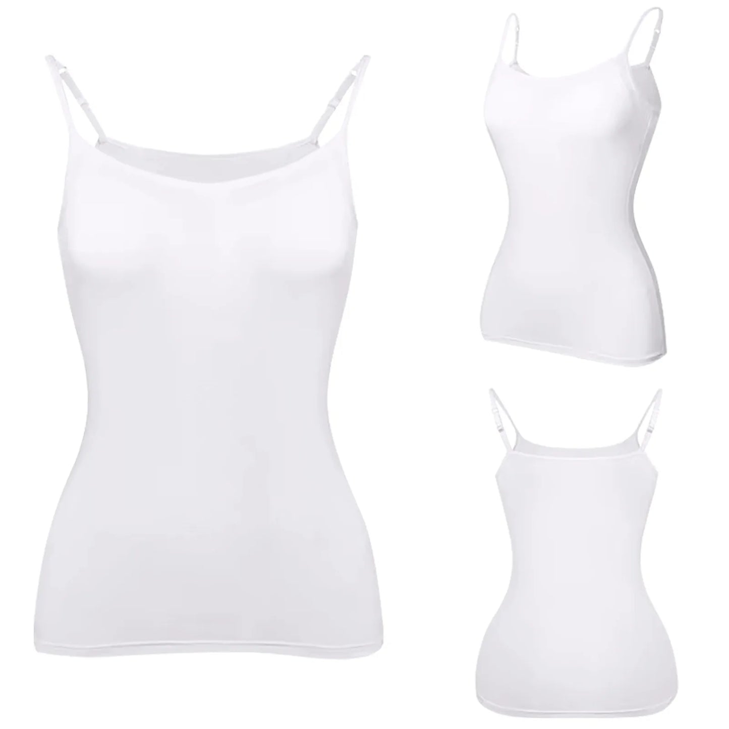 Summer Female Tanks With Chest Pad Basic Solid Sleeveless T shirts Women Slim Halter Neck Off-shoulder Camisole Tops Tees