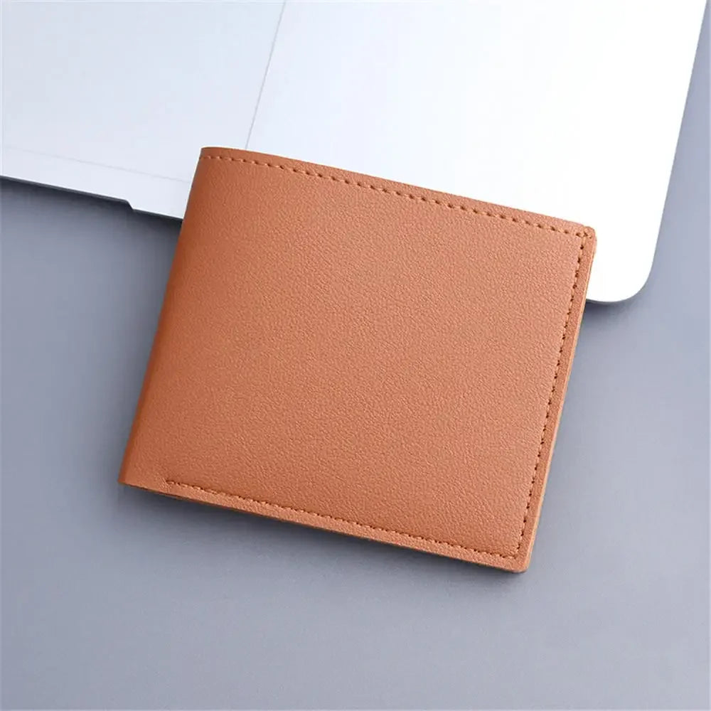 New Style Mini Thin Men Wallet Card Holder Men'S Purse Coin Pouch Id Card Holder Short Canvas Card Holder Wallet F