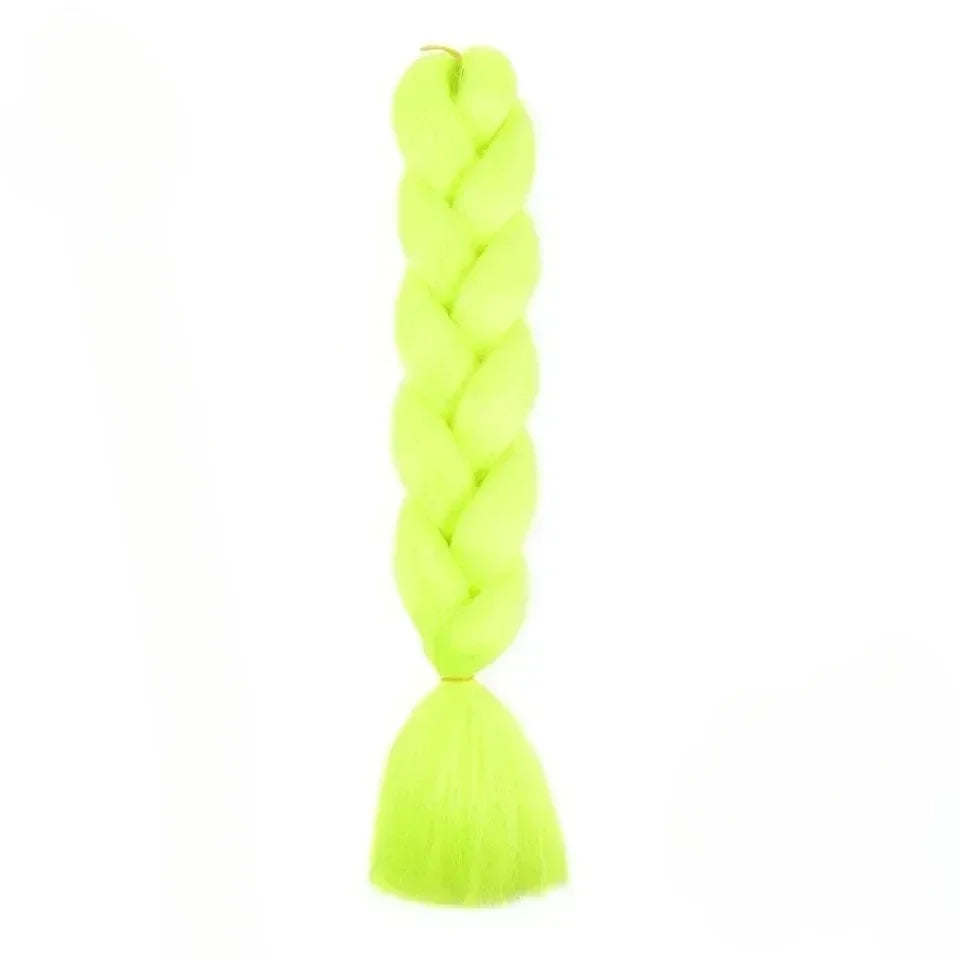 YUNLU 24Inch Synthetic Crochet Hair Extensions for White Women Box Twist 165g Jumbo Braiding Hair Pre Stretched Wholesale A22 24inches