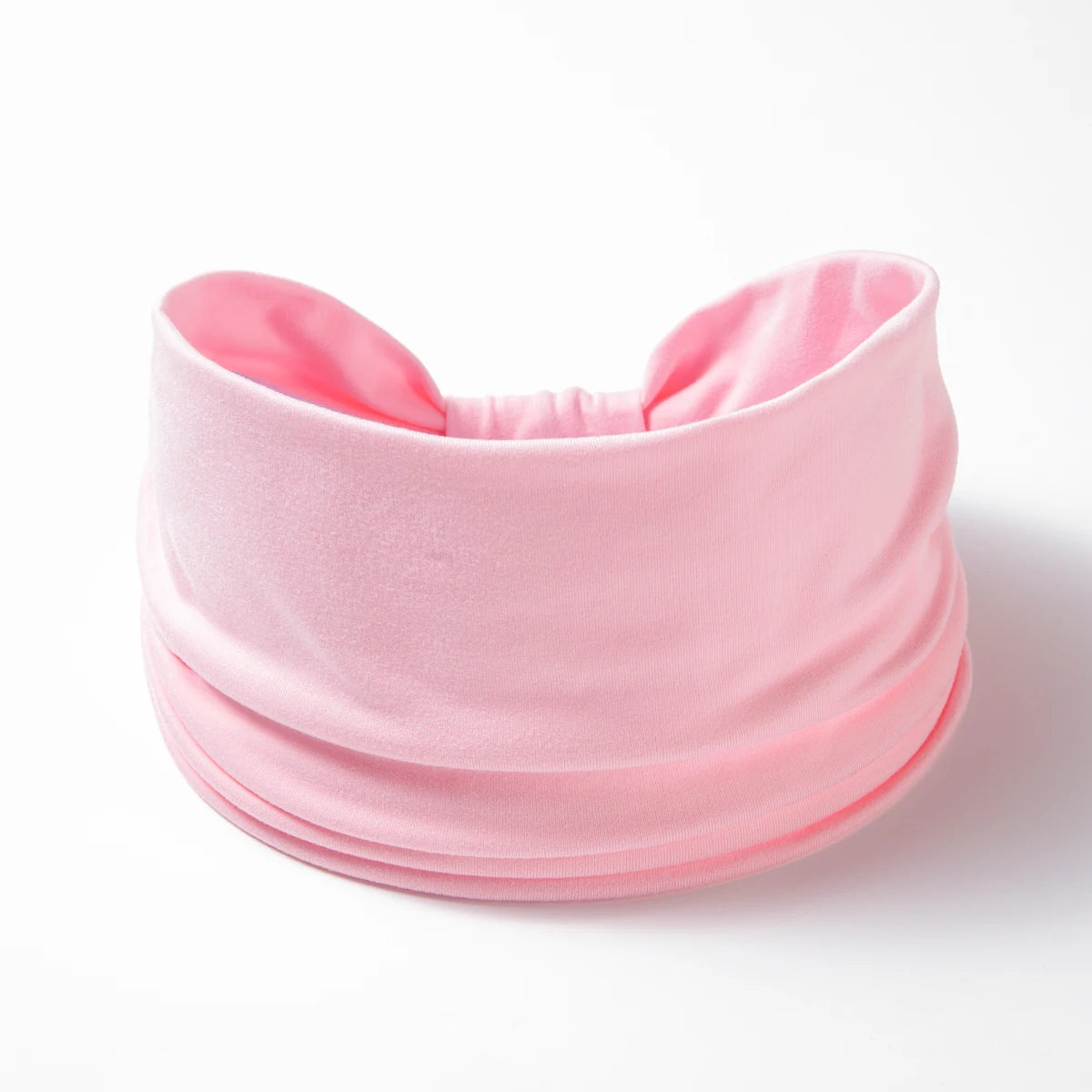 Wide -Side Elastic Band Woman Yoga Hairbands Solid Color sports Hair Band tie Bandanas Fashion Headband Headwear Turbans Ff258-9 light pink