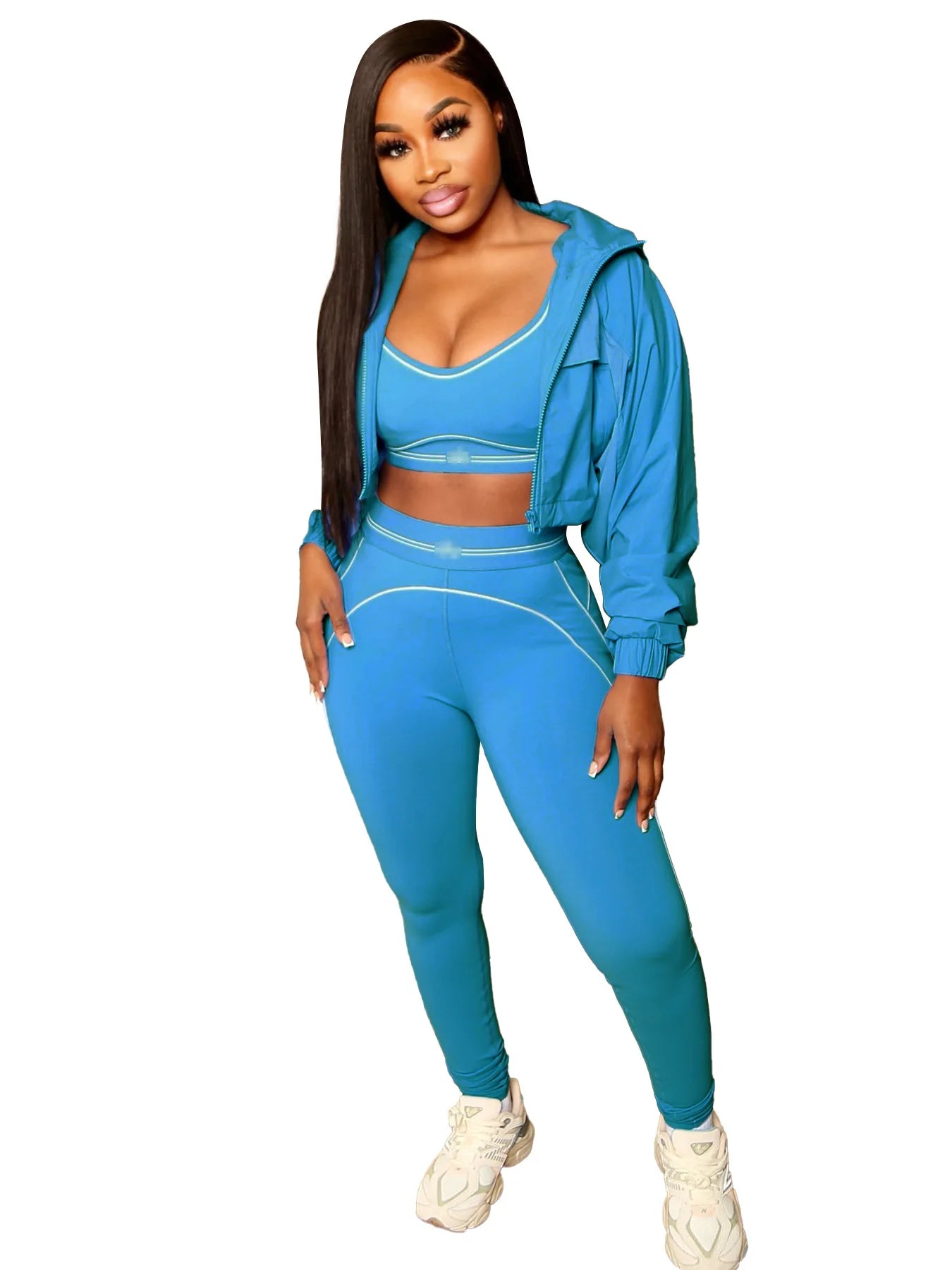 Fitness Women 2 Piece Set Sleeveless Tank Top Skinny Jogging Pants Matching Set 2025 Summer Popular Streetwear Sporty Tracksuits