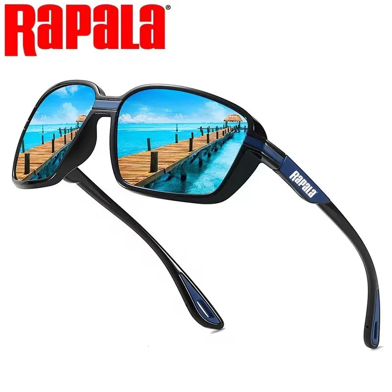 Rapala Fishing Glasses Outdoor Mountaineering Anti-ultraviolet Classic Polarized Sunglasses Riding Driving Sunglasses Blue