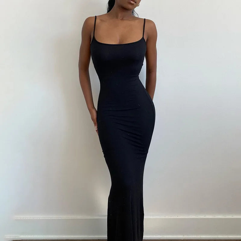 Y2K summer casual style Japanese and Korean casual women's suspender style collarless dress dress