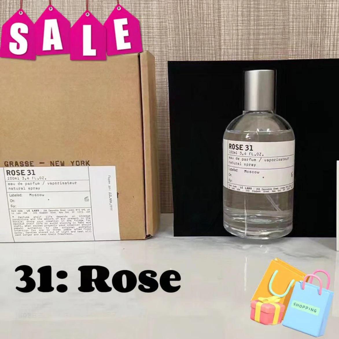 Laboratory 33 Perfume Sandalwood Black Tea Long-Lasting Light Fragrance Fresh Original Neutral Elegant Woody Perfume - Badiee Stylez