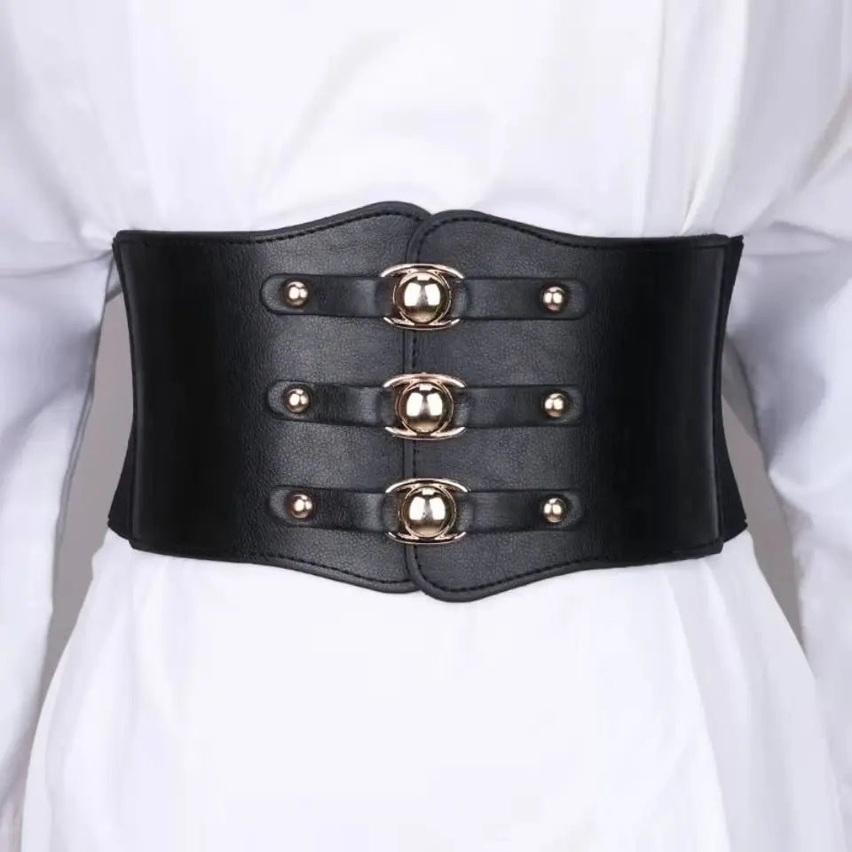 11cm Elastic Wide Corset Belts For Women Waist Plus Size Belt Female Dress Waistband Big Stretch Cummerbunds Clothes Accessory black 11cmX65cm