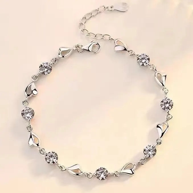 New High quality 925 Sterling Silver 4MM Women Men chain Male Twisted Rope Bracelets Fashion Silver Jewelry H008