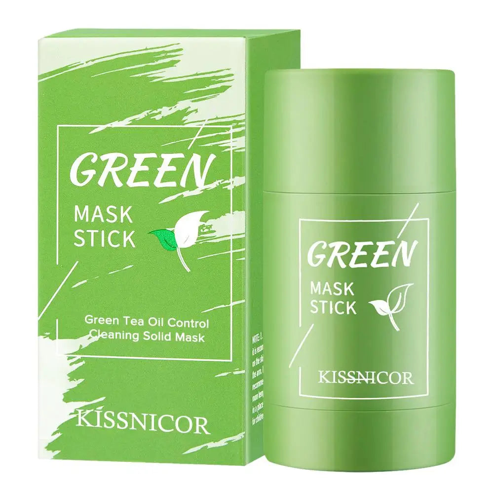 Face Clean Mask Green Tea Cleansing Stick Mask Shrink Pores Deep Blackhead Remover Facial Cleansing Moisturizing Mask Skin Care 1PC Option 1 Milk