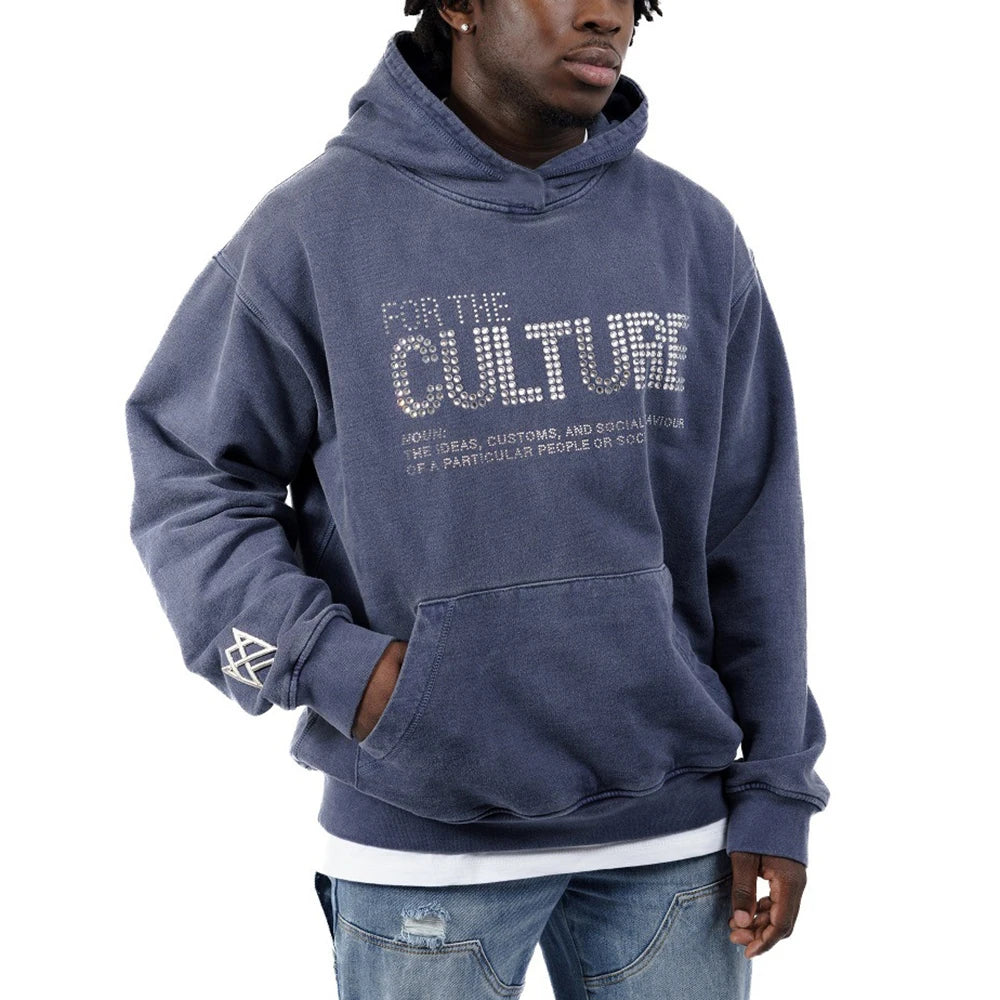 Y2K Retro Style Hoodie 2025 Fashion Street Casual Pullover Jacket with Letter Hot Stamping Design