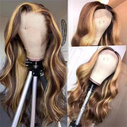 Front Body Wave Lace Wigs Human Hair Pre Pinched Human Hair Lace Closure Glueless Wigs Brazilian Human Hair Wigs For Black Women Badiee Stylez