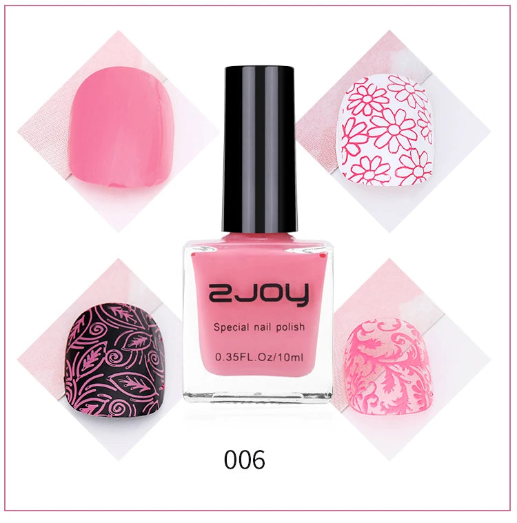 Black White Nail Art Stamping Polish 10ml 30 Colors Stamping Plates Polish Stamping Gel No Smudge Top Oil Colorful Nail Varnish GY002-06 CHINA