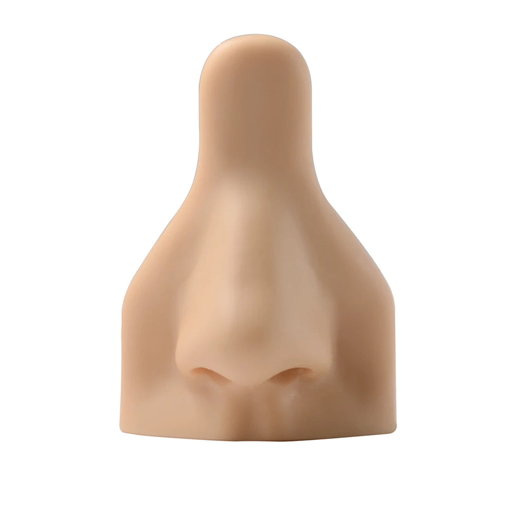 1Pc Soft Silicone Nose Model Tattoo Practice Jewelry Display Piercing Tools Earring Display Tool Acrylic Display Stand Kit Flesh Nose CHINA