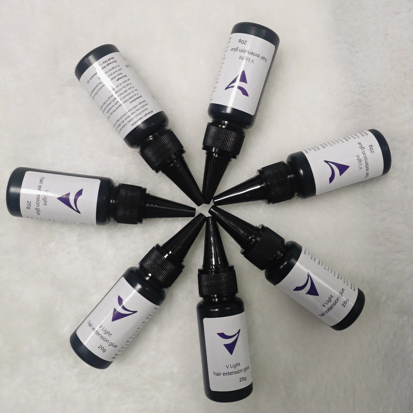 1PC 20gHair Extension Tools V-Light Technology Hair Extension Set Wig Hair Piece Real Hair Fast Grafting Tool Firm and Traceless