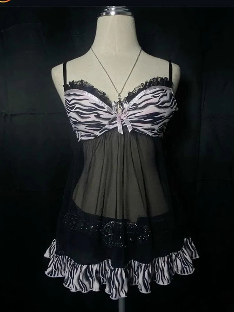 Y2k Clothes White Mini Dress Woman Clothing Gothic Dress Harajuku Party Dresses Graphic Rock Punk Goth Emo Short Women's Summer Burgundy