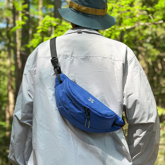 Casual Waterproof Chest Bags Large Capacity Crossbody Bags Korean Fashion Waist Bag Fanny Pack for Women Men's Travel Bag Banana