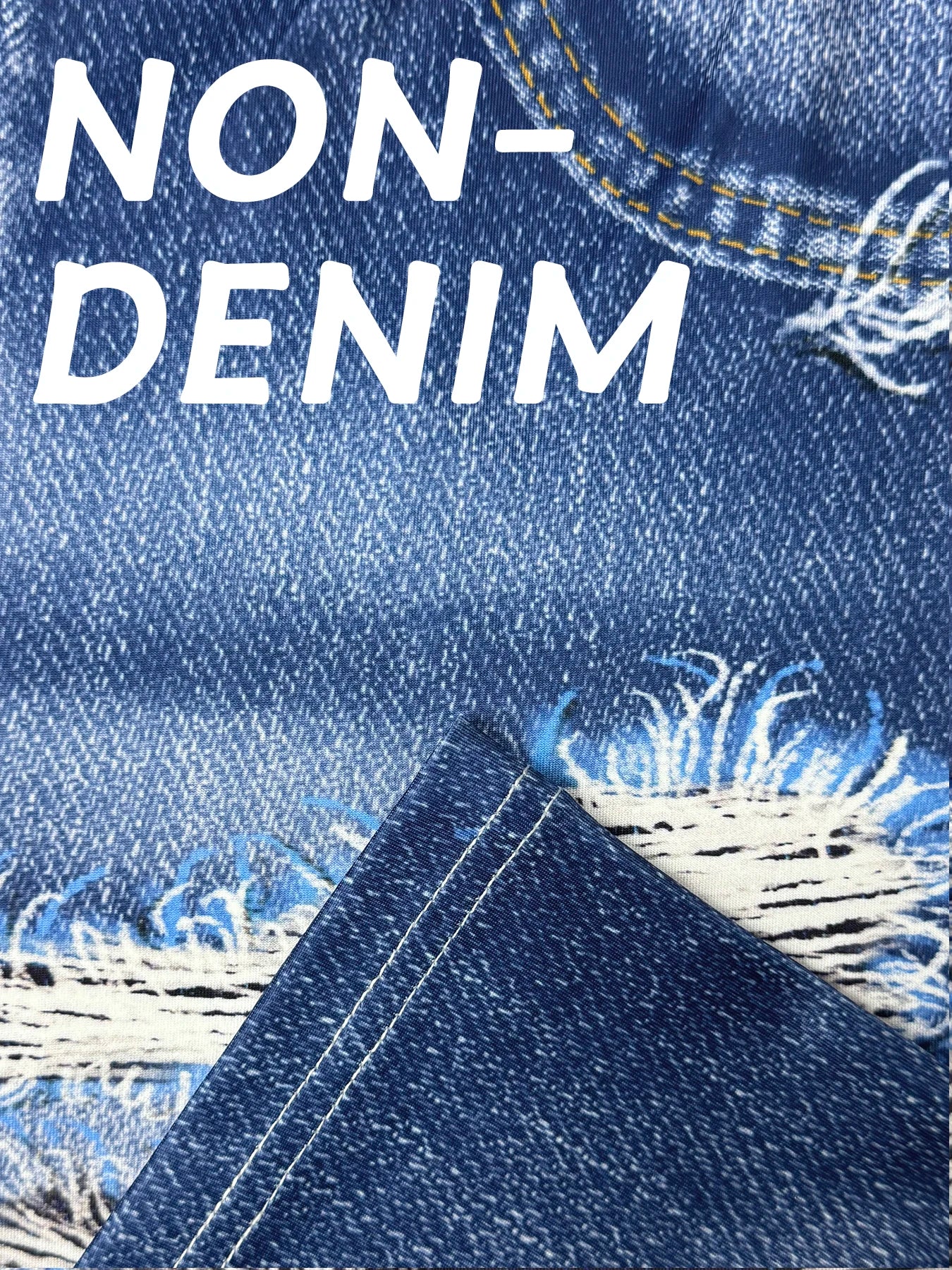 Plus-size women's shorts imitation jeans printed holes design casual fashion comfortable summer tight hot pants