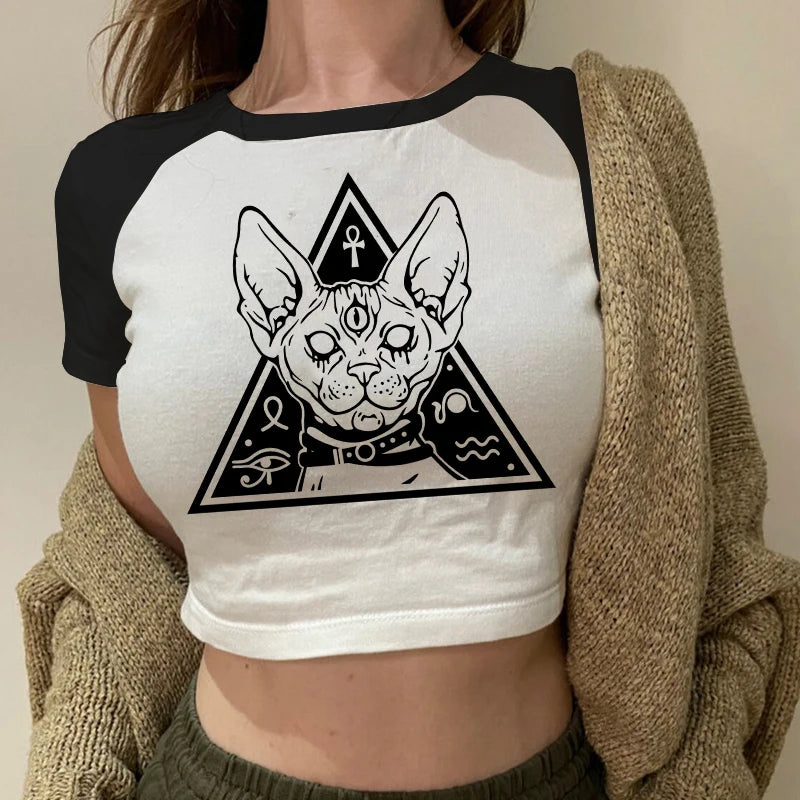 2023 Sexy T Shirts Future Milf Star Fashion Women Crop Top Harajuku Streetwear Outfits Summer Sexy Party Femme Y2k Women Clothes Y411