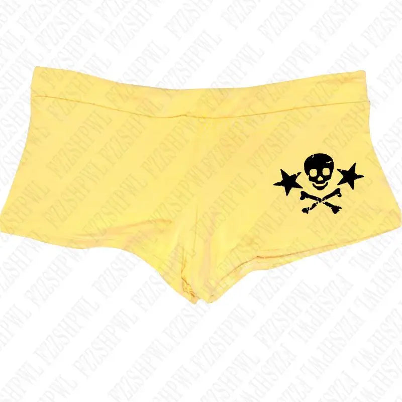 Y2k Shorts Skull Print Streetwear Gothic Graphic Camis Summer Vintage Hip Hop Sleeveless EGirl Dark Punk Sexy Harajuku Crop Top Huang