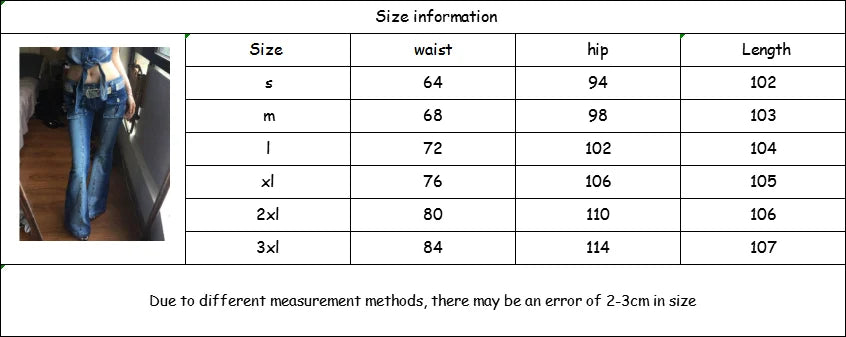 Millennium Y2k Pocket Rivet Micro Flare Jeans Vintage High Street Micro Flare Jeans Harajuku Style Hip Hop Y2k Pants Streetwear