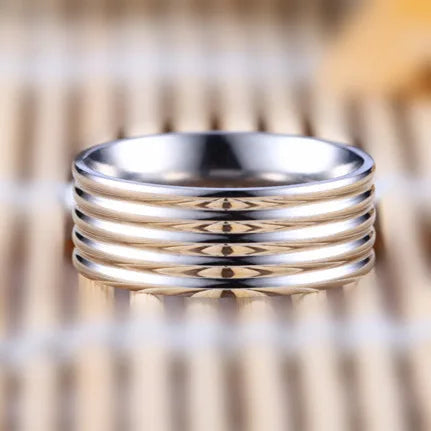 10MM Wide Trendy Stainless Steel Ring For Woman And Man JR2037S