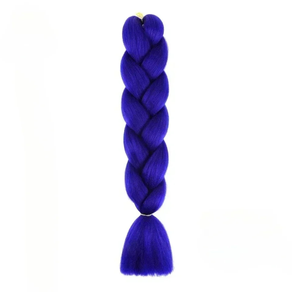 YUNLU 24Inch Synthetic Crochet Hair Extensions for White Women Box Twist 165g Jumbo Braiding Hair Pre Stretched Wholesale A29 24inches