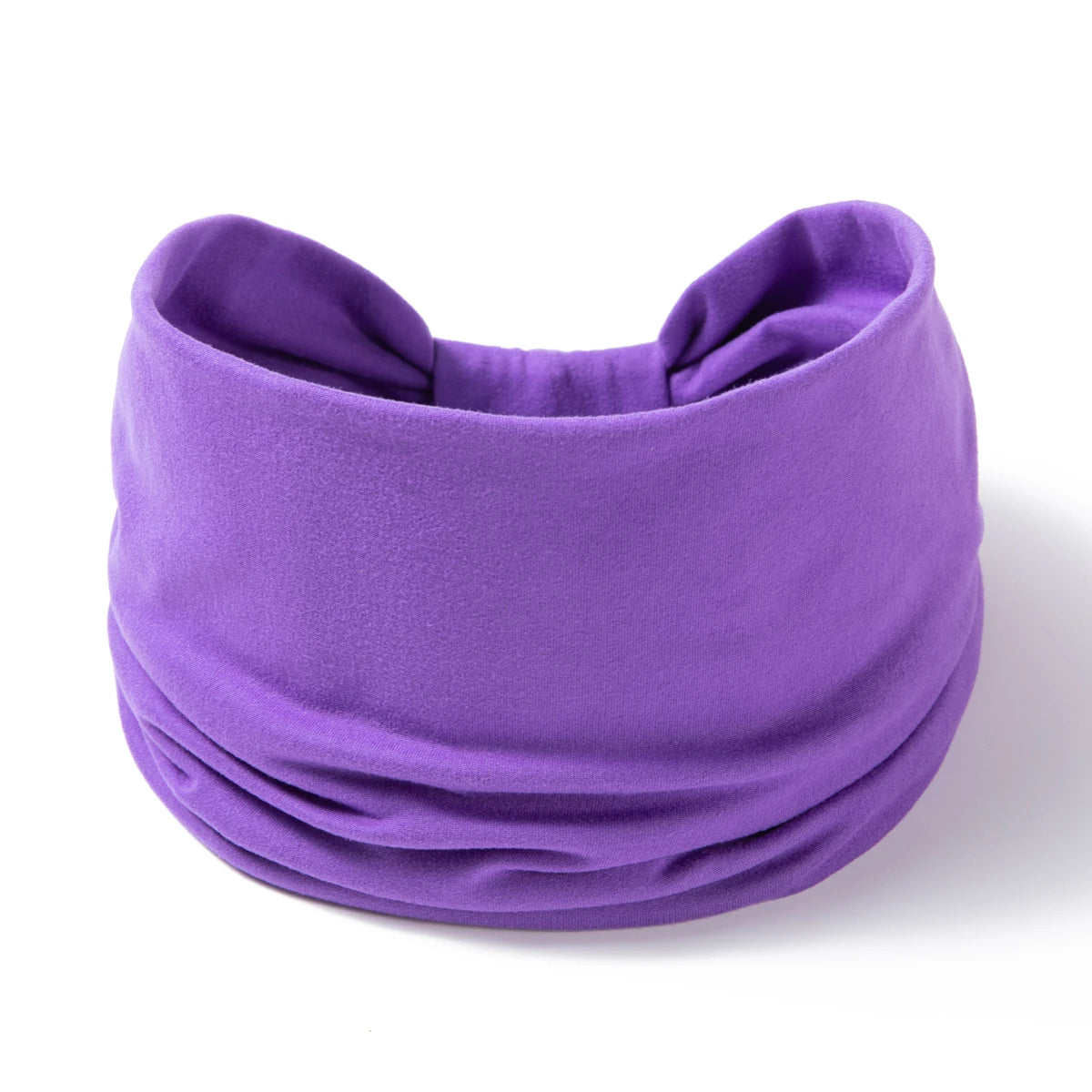 Wide -Side Elastic Band Woman Yoga Hairbands Solid Color sports Hair Band tie Bandanas Fashion Headband Headwear Turbans Ff258-7 purple