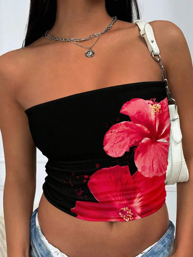 Rainbow Knitted Single Shoulder Mini Dress Women Sexy Sleeveless Waist Hugging Tight Short Dresses 2025 New Summer Party Vestido