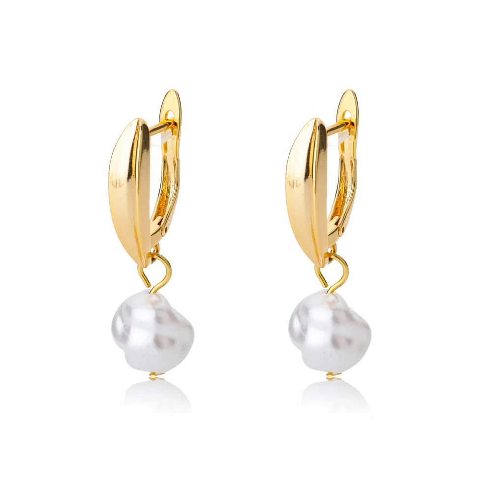 Luxury Star Pendientes Earrings For Women Girl Stainless Steel Minimalist Hoop Piercing 2025 New In y2k Jewelry aretes de mujer E2095G CHINA