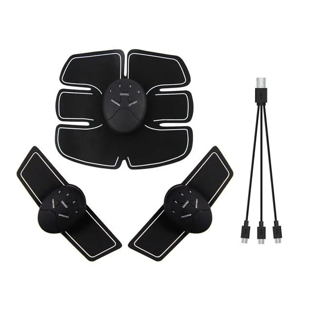 Wireless EMS Abdominal Muscle Stimulator Buttock Hip Trainer Waist Arm Leg Body Smart Slimming Massager Unisex Fitness Equiment Type4