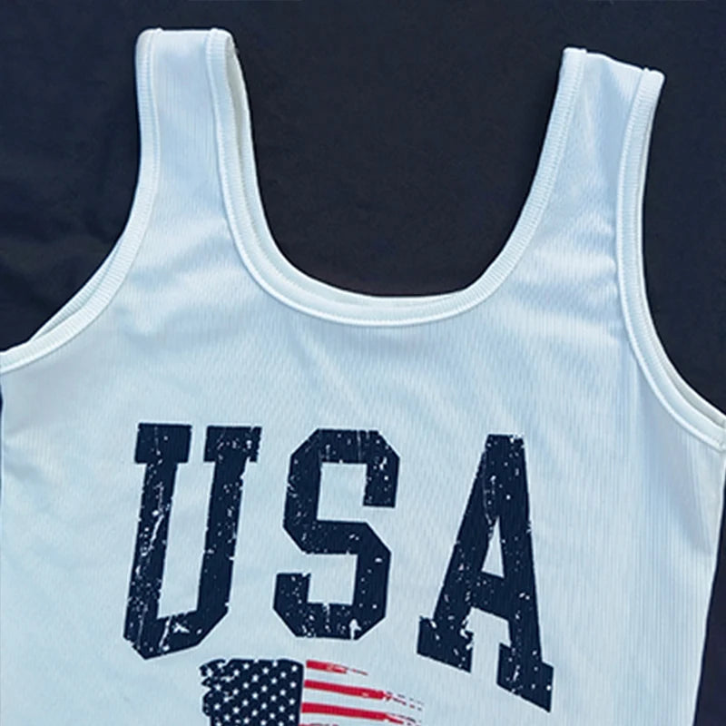 Y2k USA Crop Top Harajuku Women Letter Print T-Shirts Slim Retro Fashion Grunge Vintage Tee Streetwear Aesthetic Clothing Sexy