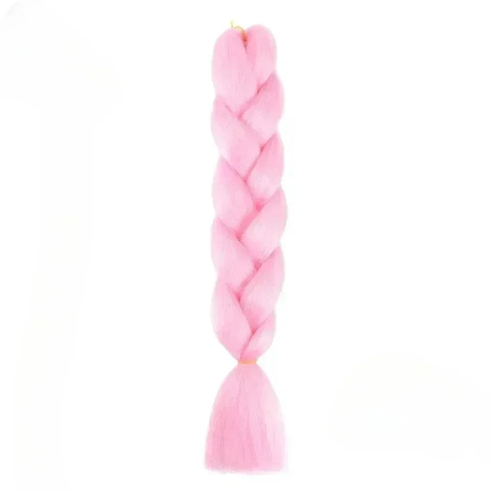 YUNLU 24Inch Synthetic Crochet Hair Extensions for White Women Box Twist 165g Jumbo Braiding Hair Pre Stretched Wholesale A16 24inches