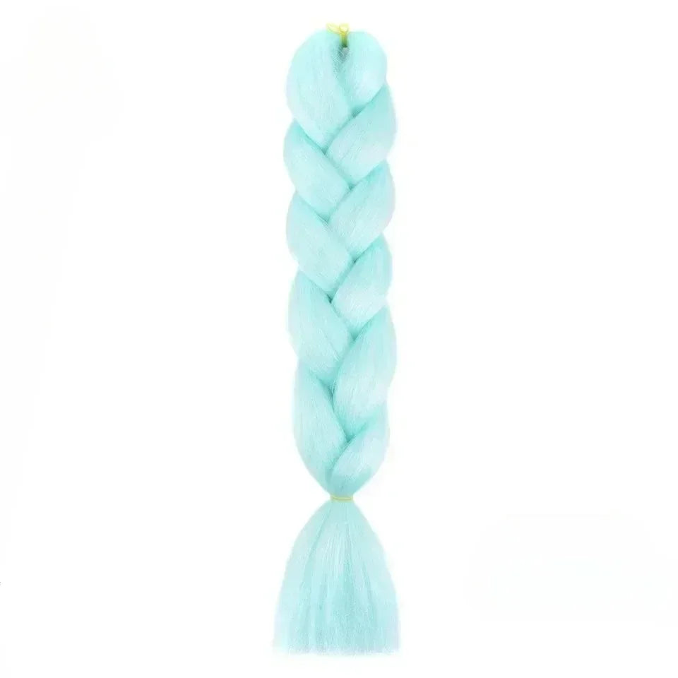 YUNLU 24Inch Synthetic Crochet Hair Extensions for White Women Box Twist 165g Jumbo Braiding Hair Pre Stretched Wholesale A25 24inches