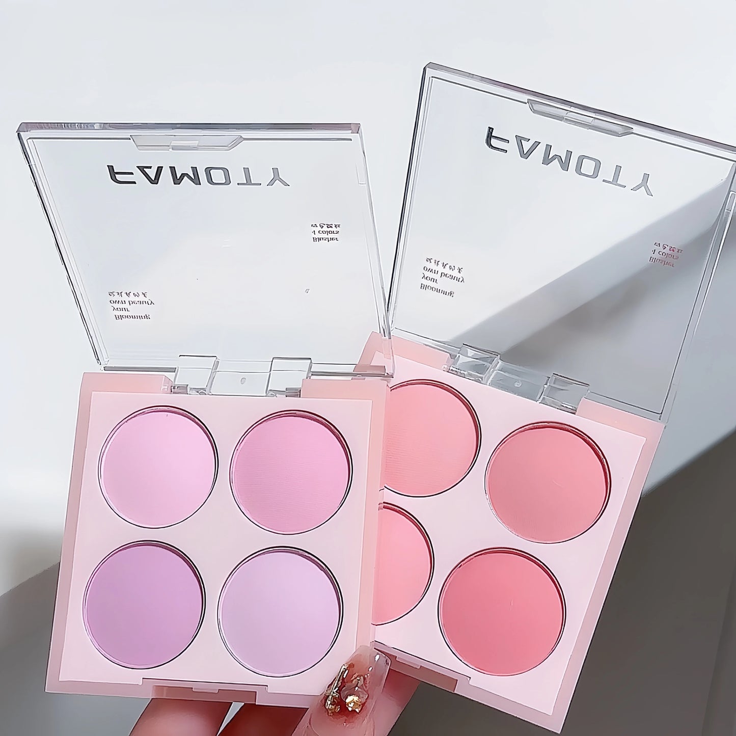 4 Colors Blush Powder Face Makeup Sweet Warm Colors Matte Cheek Powder Facial Beauty Cosmetic Makeup Blush
